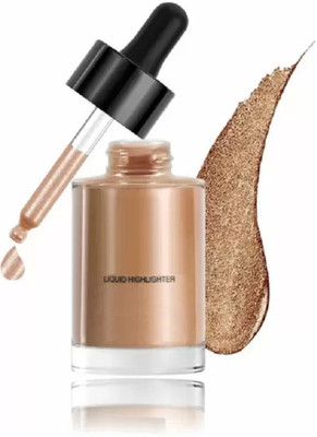 Jiwoo New Lightweight & Long Lasting Highly-Pigmented Highlighter For Makeup Highlighter(Rose gold)