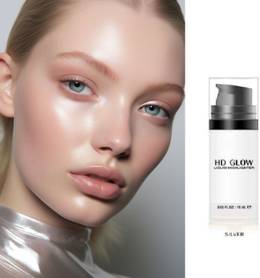 AFARAXIA best Silver Shimmer liqued Face Shiner  Highlighter(sliver)
