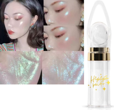 KAIASHA SHIMMERY SHINY & WATER PROOF POWDERY SILVER HIGHLIGHTER Highlighter(SILVER)
