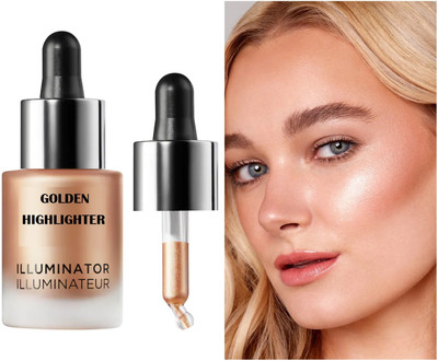 NADJA best Waterproof Smooth Illuminator Liquid Highlighter Face & Body Highlighter(GOLD)