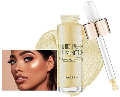 GFSU - GO FOR SOMETHING UNIQUE Liquid Illuminator Ultra Smooth Shine Waterproof Face And Body Highlighter(Gold)