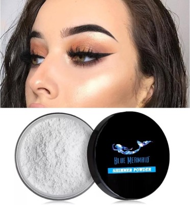 BLUEMERMAID HIGH QUALITY SILVER SHINY HIGHLIGHTER POWDER Highlighter(SILVER)