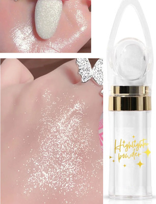 KAIASHA TRENDY STICK SILVER POWDER HIGHLIGHTER FOR ALL SKIN TYPE Highlighter(SILVER)