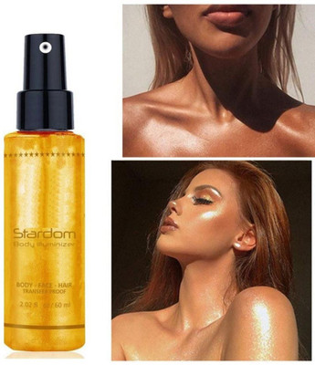 ADJD Highlighter Makeup Face Glow Highlight Brighten Shimmer Make For Professional Look  Highlighter(GOLD)