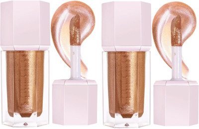 ADJD Combo Cream Highlighter for Face Body Glitter Glow Highlighter(LIGHT COPPER)