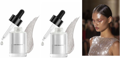 EVERERIN Liquid Highlighter, Moisturizing for Face & Body  Highlighter(silver)