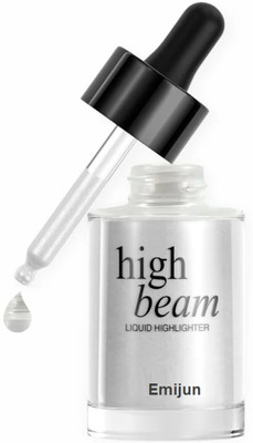 Emijun Drop & Glow Liquid Highlighter For Face Makeup Highlighter(Silver)