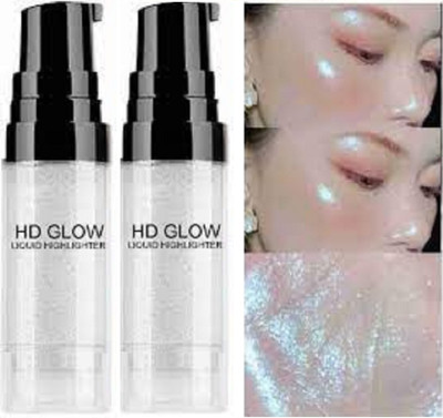 REIMICHI Silver Ultra Blendable Smooth Liquid Highlighter For Makeup Highlighter(Silver)