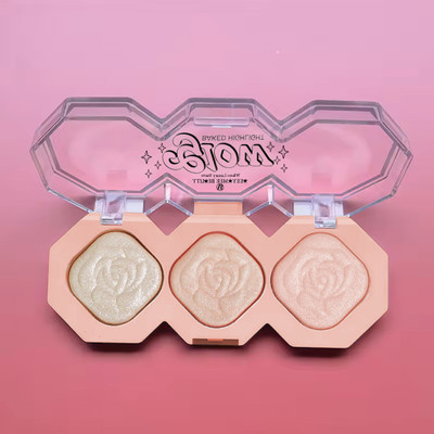 adbeni Illuminating Baked Face Highlighter | Shimmer Finish for Natural, Luminous Glow Highlighter(Shade-02)