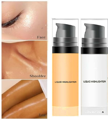 Latixmat Ultra Smooth Shine Waterproof Face And Body Highlighter 3D glow shine Highlighter(Multi Color)