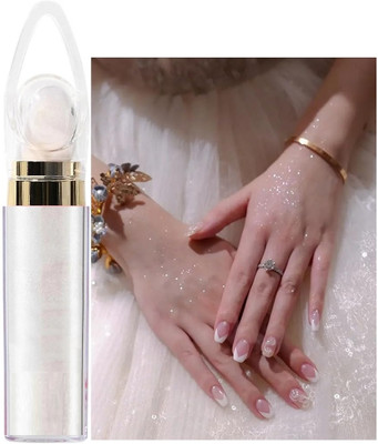 CATERINACHIARA Body And Face Glow Makeup Highlighter Long Wearing Glow Highlighter(silver)