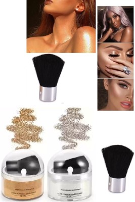 Latixmat Face Up Makeup Mixing Liquid Highlighter And Illuminator, Highlighter(GOLD AND SILVER)