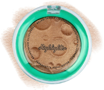 SFR Glow Boost Terracotta Highlighter | Face & Body | Long-Lasting Radiance Highlighter(dark brown)