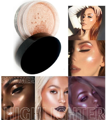 Aylily Pigment Powder Shimmer Finish Gold Highlighter Powder  Highlighter(Gold)