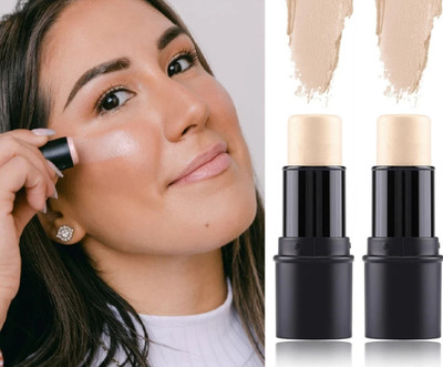 Emijun Combo Stick Makeup Glitter Contouring Bronzer For Face  Highlighter(GOLDEN)