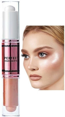 DARVING BEST SHIMMERY SHINY RADIANT GLOW WHITE HIGHLIGHTER STICK Highlighter(MULTI COLOR)