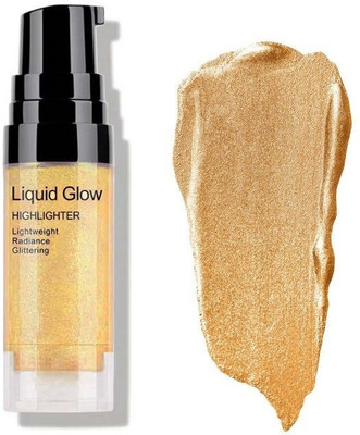 WOONGMI Proffesional HD Glow Liquid Highlighter For All Skin Tone Highlighter(Gold)