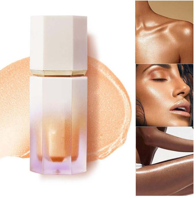 THTC Natural Matte Finish, Lightweight, Long Lasting  Highlighter(gold)