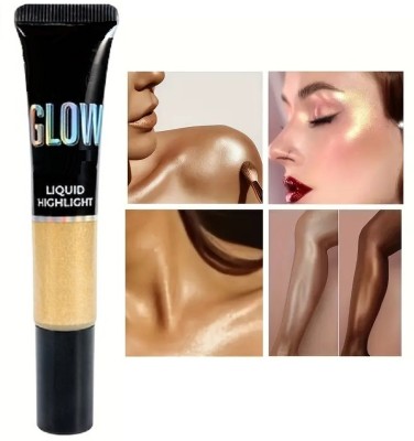 Emijun tube liquid gold highlighter waterprof long lasting Highlighter(gold)