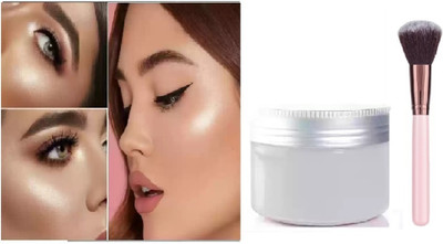 Jiwoo new Ultra Shimmer Smooth Silver Highlighter For Women  Highlighter(SLIVER)