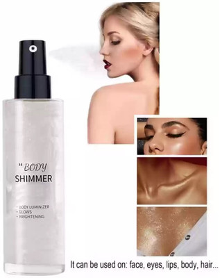 THTC Silver Shimmer Body Mist Highlighter(Silver)
