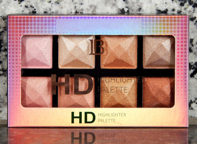 VARS LONDON 8 color HD Face highlighter and bronzer combo palette Highlighter(SHADE C)