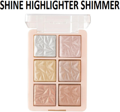 Neycare SHIMMER SHINE EASY TO USE NEW PERFECT HIGHLIGHTER PACK OF 1 Highlighter(multi color)