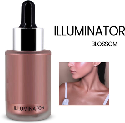Vyomiris Drop & Glow Liquid Highlighter For Face Makeup Highlighter(pink)