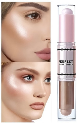 Yuency SHINY GLOW FACE MAKEUP HIGHLIGHTER FOR FLAWLESS LOOK  Highlighter(Multicolor)