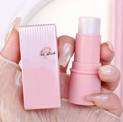 FLORERO 3D Shimmer Highlight Contour Blusher Cream Makeup Highlighter(WHITE)