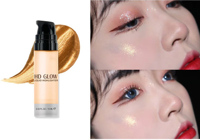 GULGLOW99 HD Glow Liquid Radiant and Long-Lasting Illuminator Highlighter(GOLD)