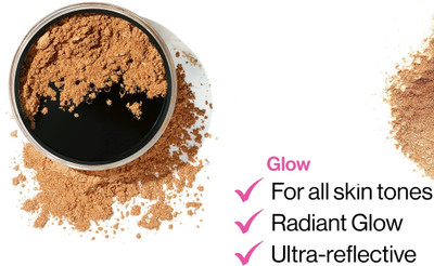 AMOSFIA Best 3D Gold Loose Highlighting Powder Makeup Highlighter(Gold)