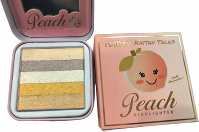 Kattan Talk Smells like Peaches maLIaO Powder Highlighter (Shade-05) Highlighter(Multicolor (05))