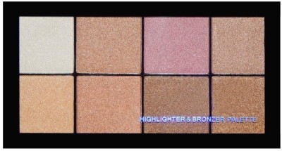 tanvi27 New illuminator Face Makeup Glow Bronzer Shimmery Shine Highlighter Palette Highlighter(MULTI COLOR)