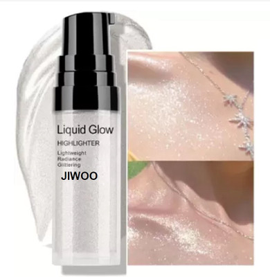 Jiwoo Liquid Illuminator Silver Highlighter Ultra Smooth Shine Waterproof  Highlighter(SILVER)
