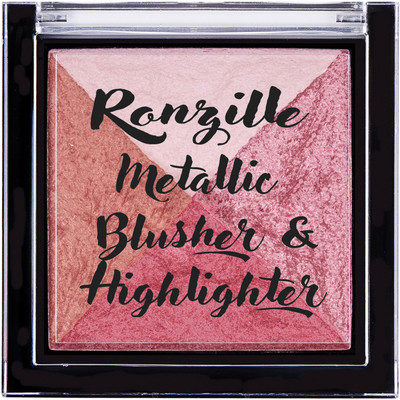 RONZILLE Radiant Pigmented Shimmer Brick Highlighter-04 Highlighter(Shade-04)