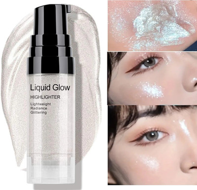 manasona Best Illuminator Liquid with radiance finish  Highlighter(SILVER)