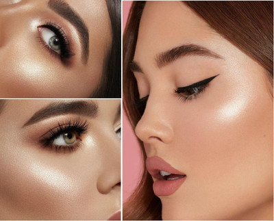 Latixmat NEW Puff Shimmer, for Face & Body Shimmer Highlighter(SILVER)