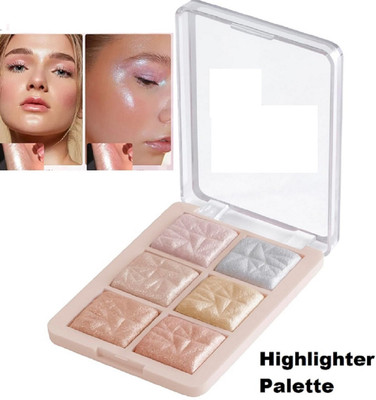 nn Glow Highlighter Powder 15g, Waterproof Long Lasting Highlighter(Multicolor)