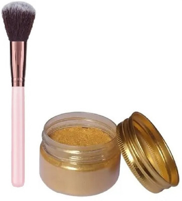 CATERINACHIARA Best Gold Simmer Powder highlighter for face,body & hair  Highlighter(gold)