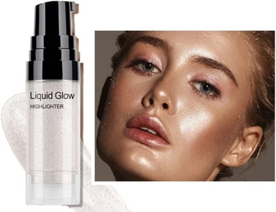 Emijun Liquid HD Glow Highlighter Long Lasting Shine Highlighter(silver)
