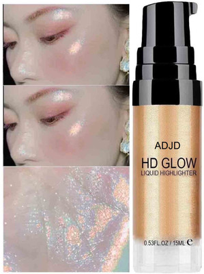 ADJD Liquid Illuminator Gold Highlighter Ultra Smooth Waterproof Shine Highlighter(GOLD)