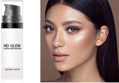 GABBU Liquid HD Glow Highlighter Long Lasting Highlighter (silver) Highlighter(SILVER)