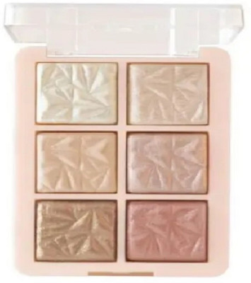 Luipui attractive highlighter palatte for easy to apply face makeup pack of 1 Highlighter(multicolor)