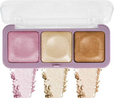 FLORERO 3 in 1 Highlighter Makeup Powder & Colors Blush  Highlighter(multi color)