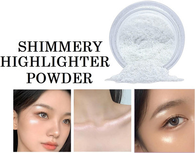 BLUEMERMAID FACE SHIMMERY HIGHLIGHTER POWDER WITH SWEAT LOCK FORMULA Highlighter(WHITE)
