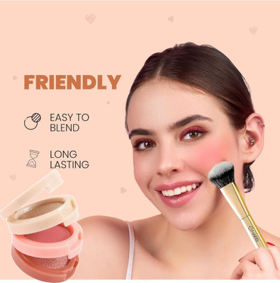 SHENY COLORS Long Lasting 3 in 1 blusher and highlighter Highlighter(MULTICOLOR)