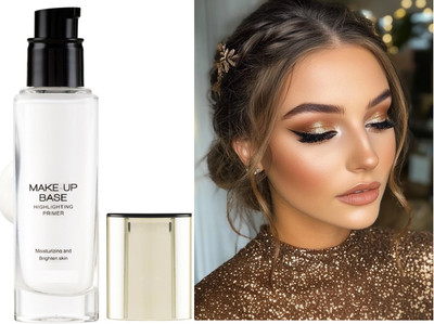 GABBU Highlighting Primer for Face, Golden Tint.1 Highlighter(white)
