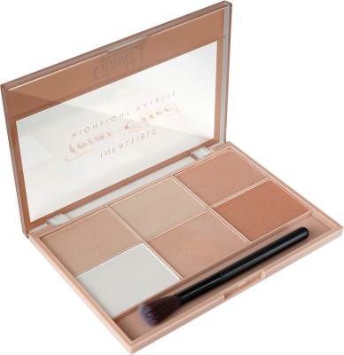 Glam21 Cosmetics Total Effect Highlight Palette Get Multidimensional Customize Glow Silky Texture Highlighter(Shade-02)