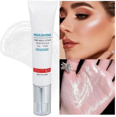 Yuency Long lasting and water proof liquid spray highlighter Highlighter(SILVER)